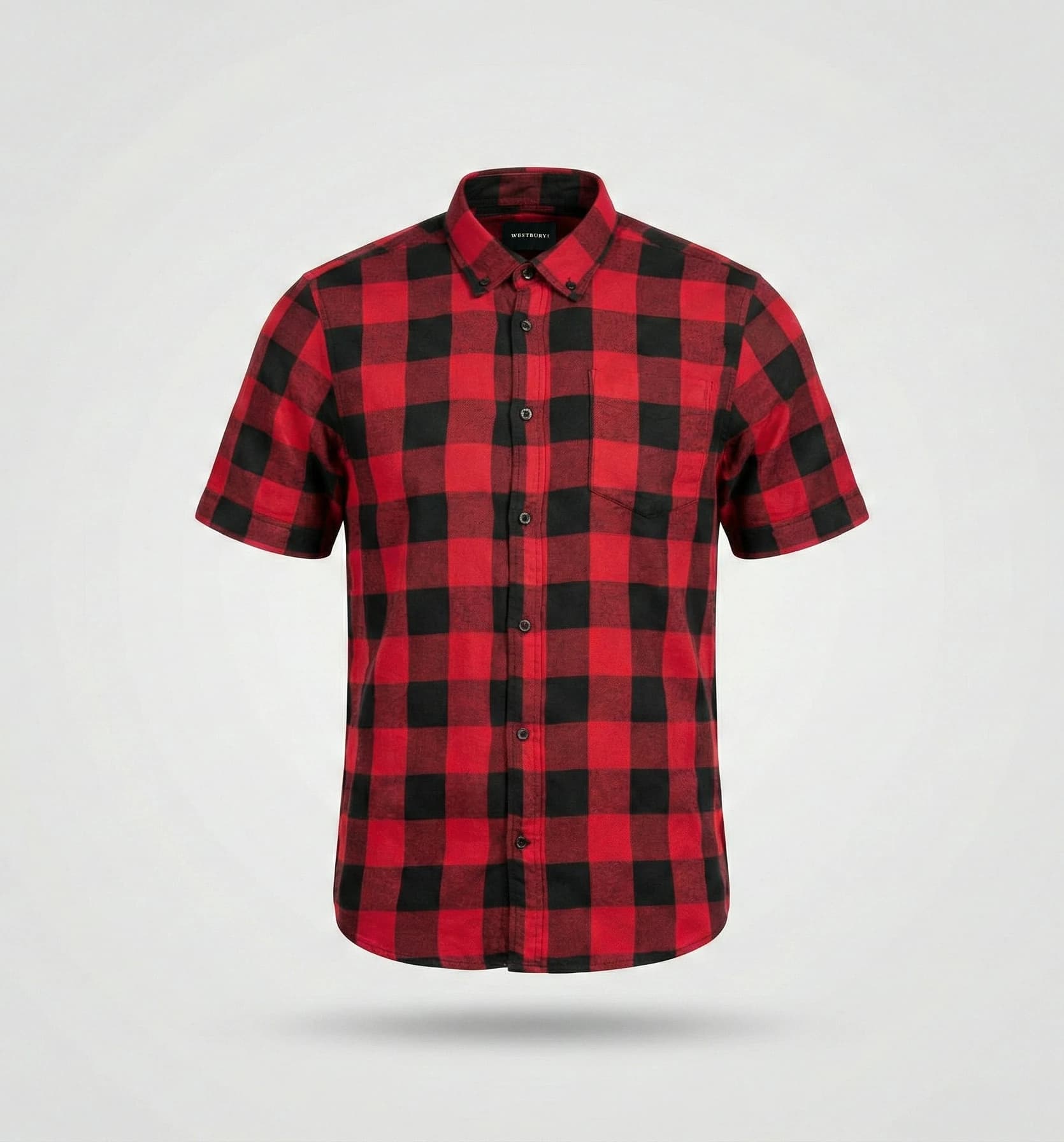 Men’s Linen Half Sleeve Check Shirt