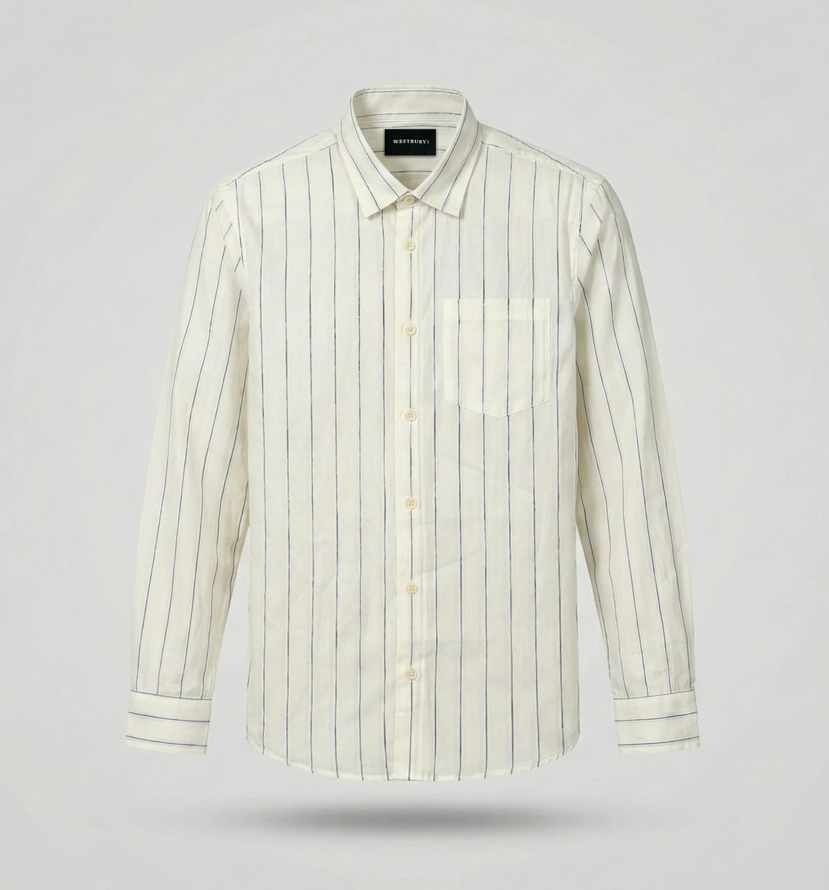 Men’s Cotton Blend Full Sleeve Executive Stripe Shirt