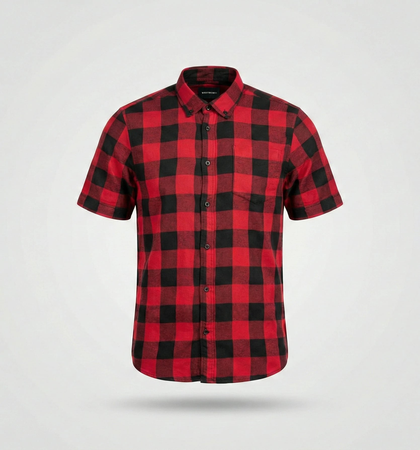 Men’s Linen Half Sleeve Check Shirt