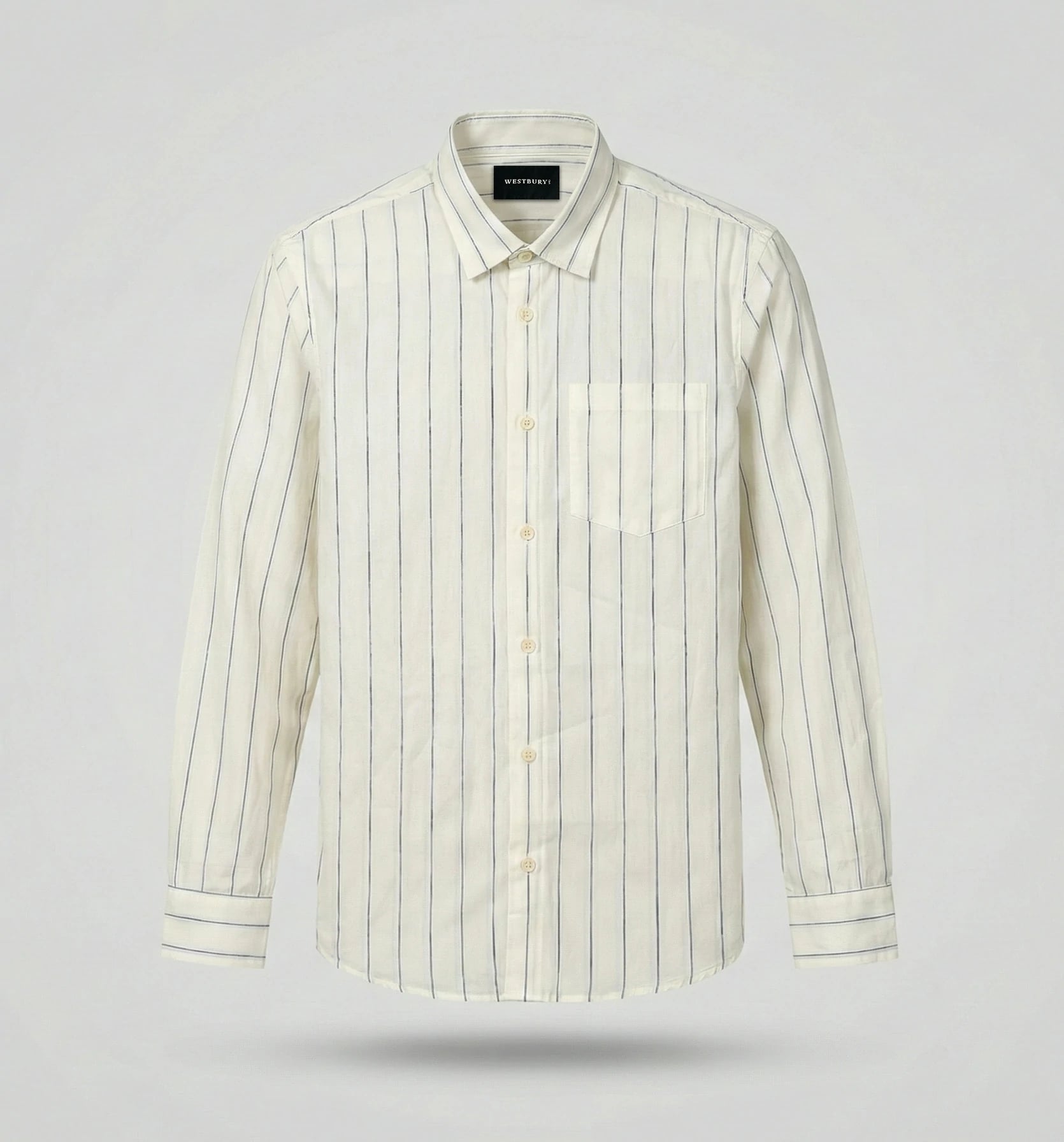 Men’s Cotton Blend Full Sleeve Executive Stripe Shirt